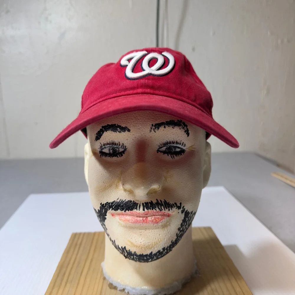 Washington Nationals MLB Baseball Cap Red New Era 9TWENTY Adjustable Strap‎